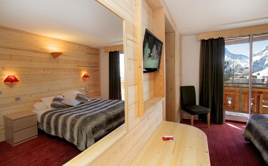 Hotel Adret Les Deux Alpes Kamer foto