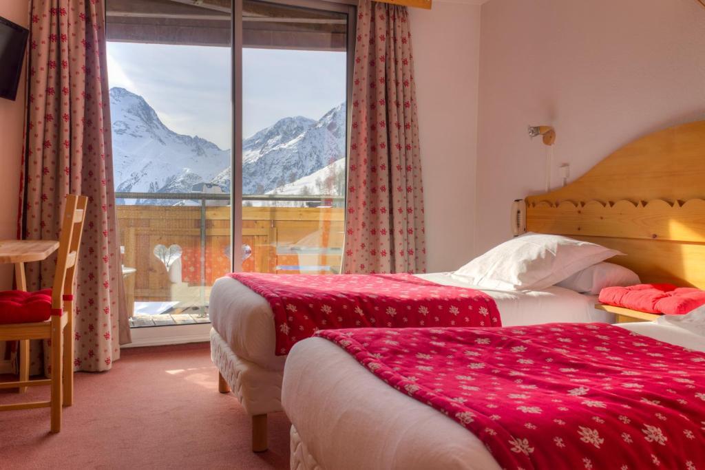 Hotel Adret Les Deux Alpes Kamer foto